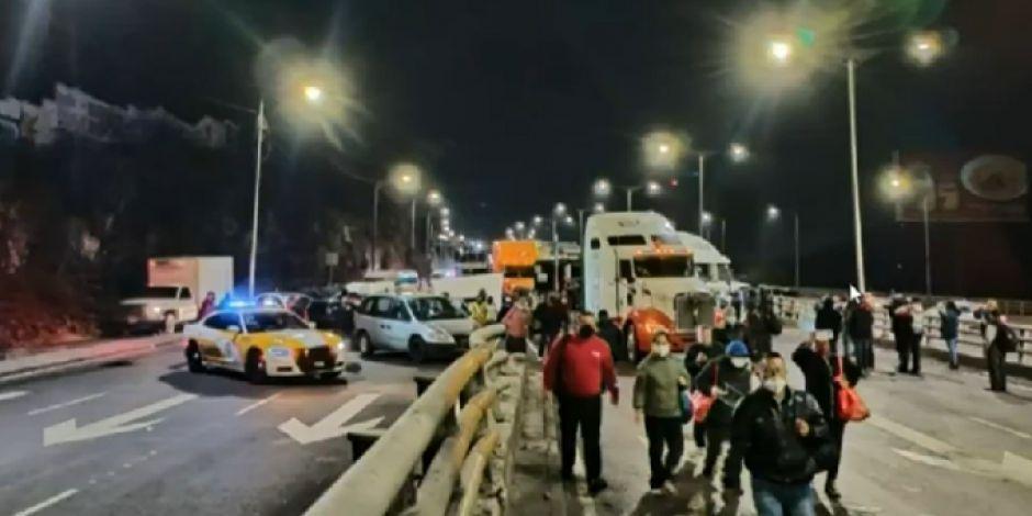 Los transportistas anunciaron desde el jueves en la noche su intención de protestar en la México-Pachuca este viernes.