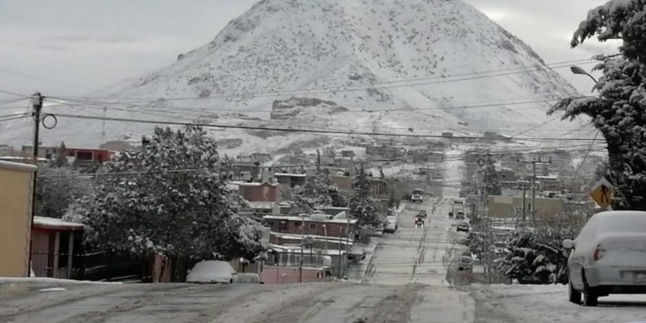 El SMN indicó que hay la posibilidad de caída de aguanieve o nieve en zonas de Sonora, Chihuahua y Coahuila.