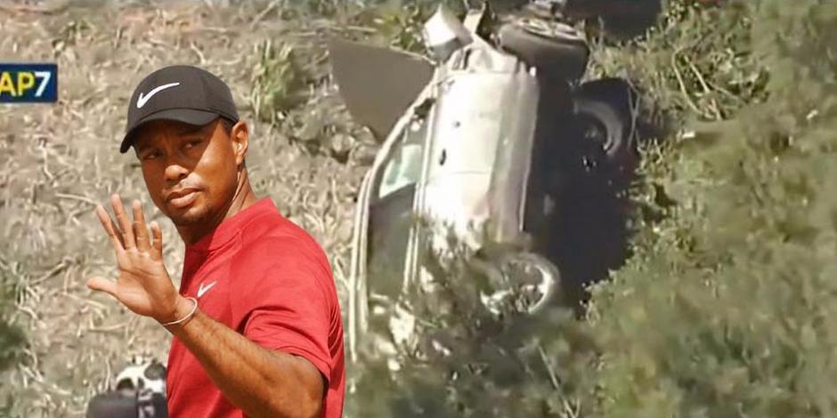Tiger Woods sufrió un terrible accidente automovilístico