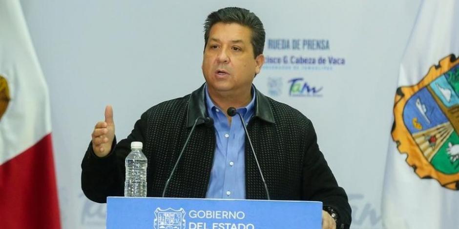 El gobernador de Tamaulipas, Francisco Javier García Cabeza de Vaca.