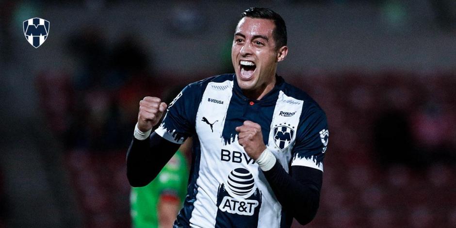 Rogelio Funes Mori celebra una de sus anotaciones ante FC Juárez.