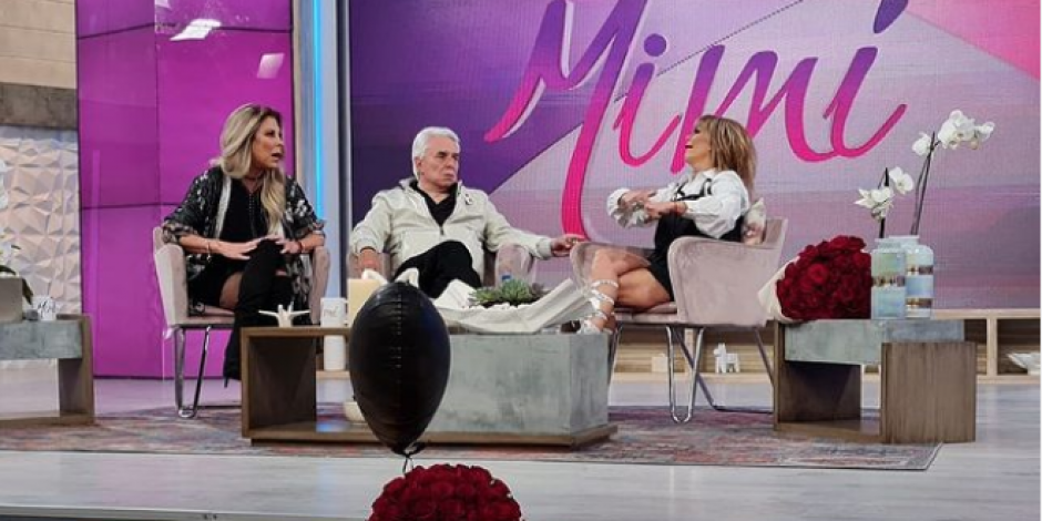 La cantante Alejandra Guzmán y su padre Enrique Guzmán estuvieron en el programa "Mimí contigo".