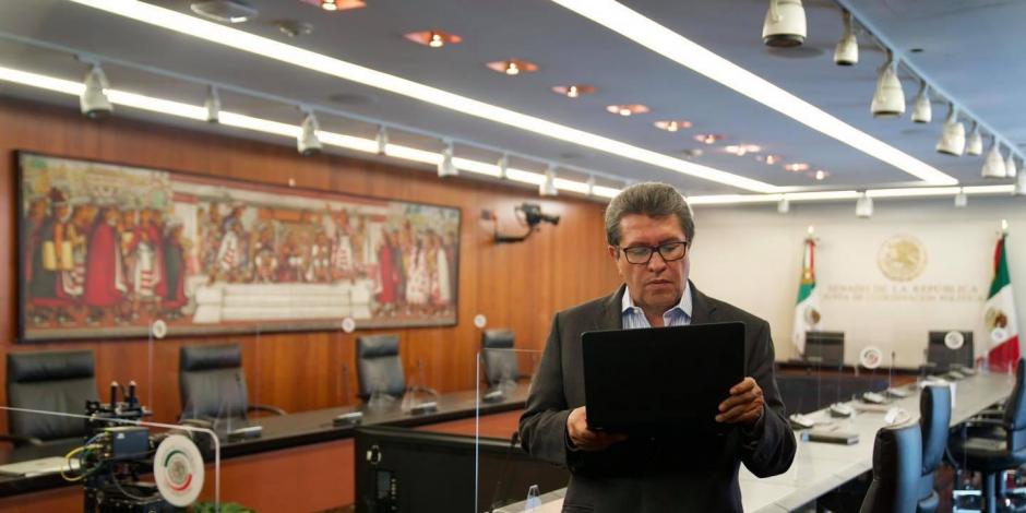 El senador, tras una reunión de la Jucopo, en imagen de archivo.