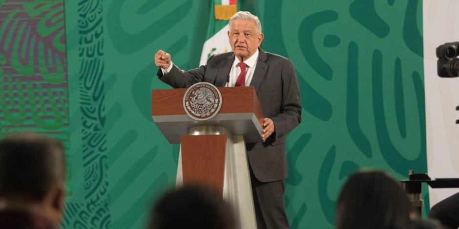 El Presidente Andrés Manuel López Obrador, el 31 de marzo de 2021.