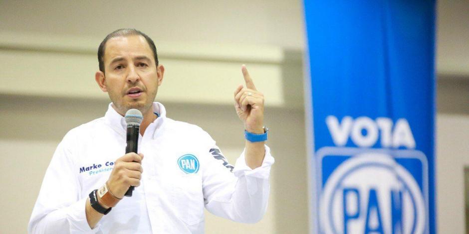 El dirigente nacional del PAN, Marko Cortés Mendoza, pidió que se respeten la elecciones 2021
