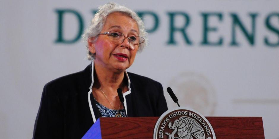 Olga Sánchez Cordero, secretaria de Gobernación también reconoció el riesgo en la jornada electoral por el crimen organizado.