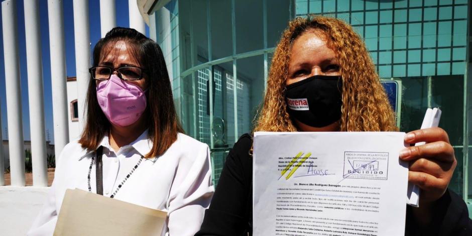 Morena en Zacatecas interpuso una denuncia ante la FGR contra el gobernador Alejandro Tello Cristerna.
