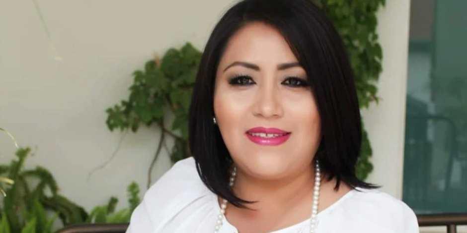 Bibiana Lizardo, candidata a la gubernatura de Zacatecas por Movimiento Dignidad.