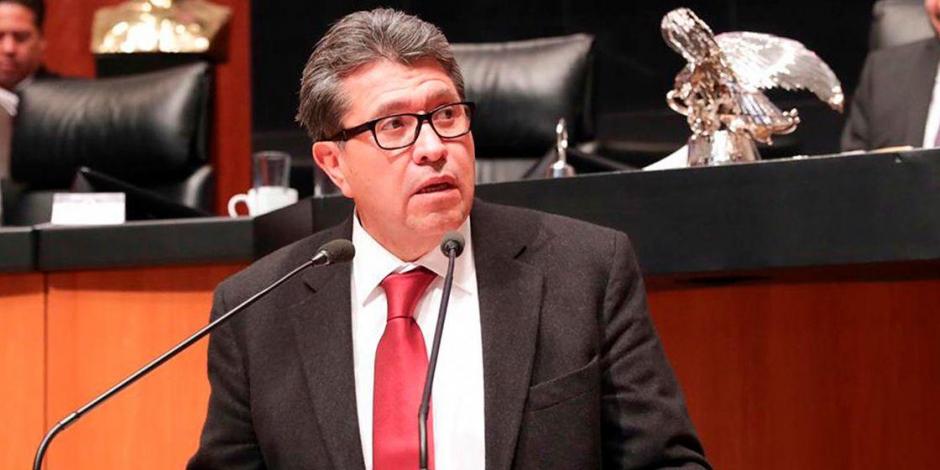 El líder de la Jucopo en la Cámara Alta, Ricardo Monreal, se refirió al tema Francisco Javier García Cabeza de Vaca.