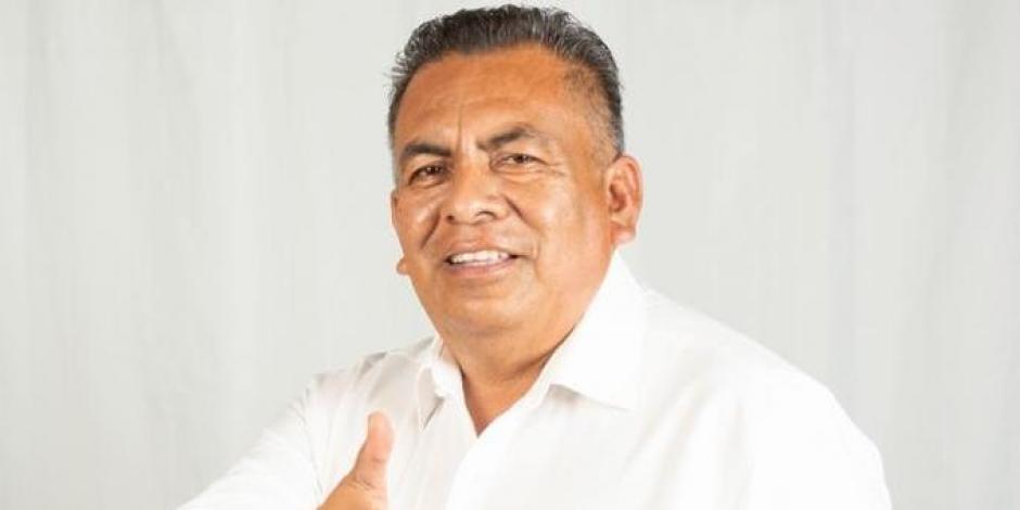 Eusebio Porfirio Lima Cervantes, candidato del Partido Verde Ecologista de México (PVEM).