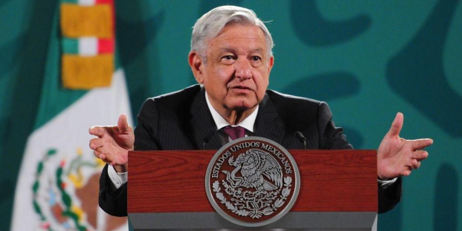 Andrés Manuel López Obrador (AMLO), presidente de México, encabezó la conferencia matutina, el 2 de junio de 2021.