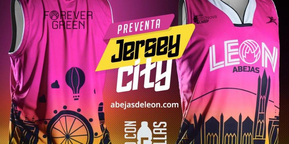 Abejas de León, equipo de la LNBP, presentó su nuevo jersey #CityEdition, hecho con botellas recicladas.