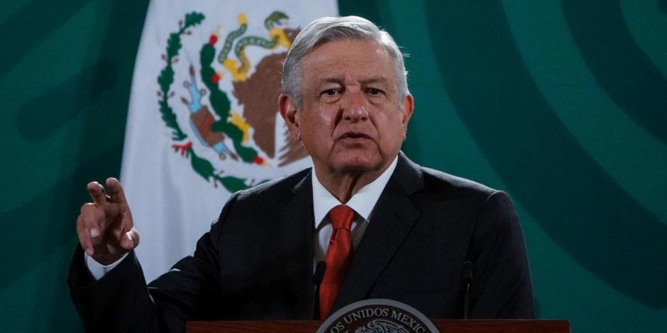 AMLO, Presidente de México, encabeza este miércoles 16 de junio, desde Palacio Nacional, la mañanera.