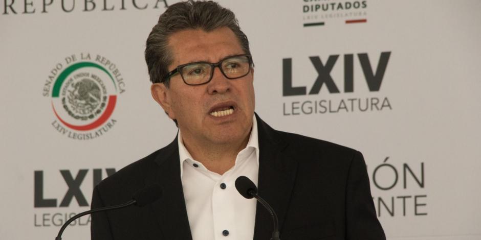 Ricardo Monreal Ávila, coordinador de la bancada de Morena, pidió a la SCJN resolver a la brevedad recurso sobre gobernador de Tamaulipas.