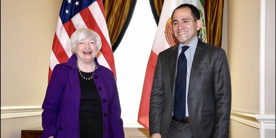 El secretario de Hacienda, Arturo Herrera, se reunió con Janet L. Yellen,  secretaria del Tesoro de Estados Unidos