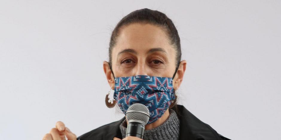 Claudia Sheinbaum Pardo,  jefa de Gobierno de la Ciudad..