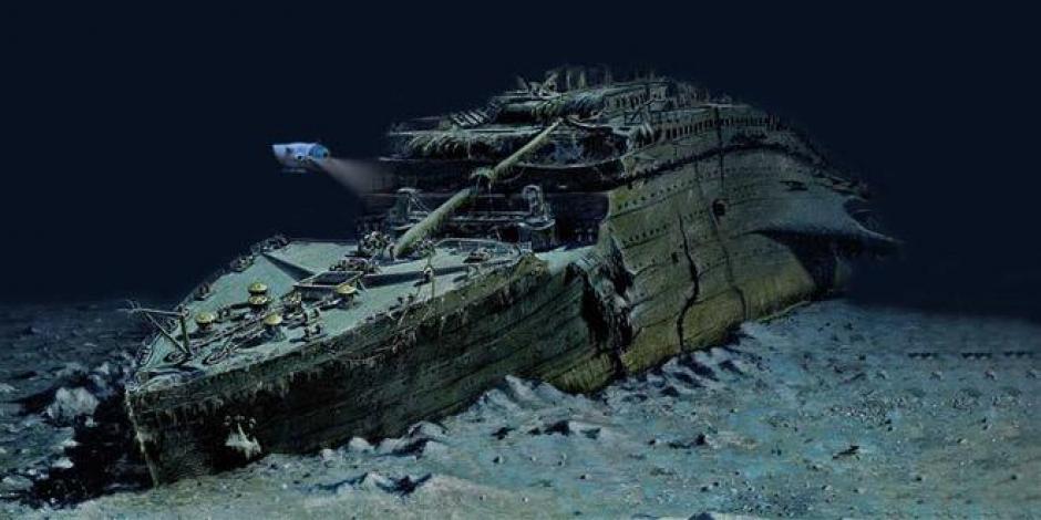 Sumergible Titán. Barcos como el Titanic son difíciles de encontrar en el fondo del océano.
