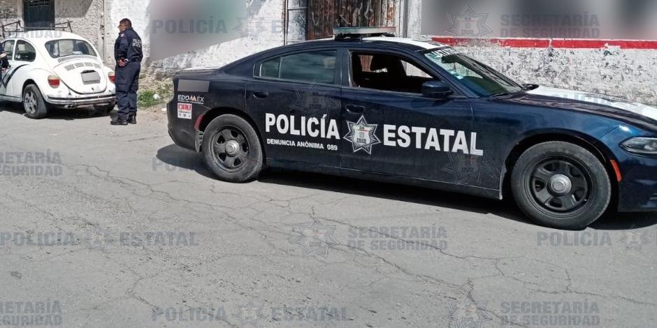 Policías del Estado de México fueron blanco de un ataque propiciado por un convoy armado