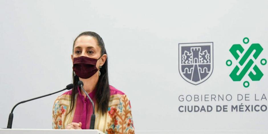 Claudia Sheinbaum Pardo, jefa de Gobierno de la Ciudad de México (CDMX).