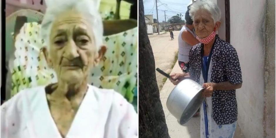La mujer de 88 años de edad subió el video en redes sociales, en donde se volvió viral durante las protestas registradas en Cuba el pasado 11 de julio.