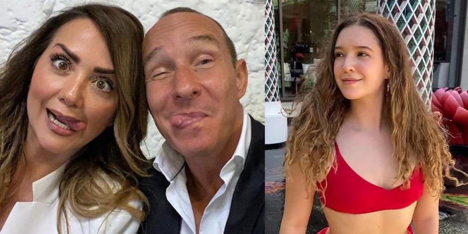 Erik Rubín y Andrea Legarreta reaccionan a FOTO de su hija Mía en bikini