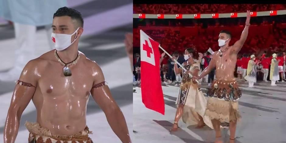 Pita Taufatofua, el abanderado de Tonga que vuelve a sacar suspiros en los Juegos Olímpicos 2021
