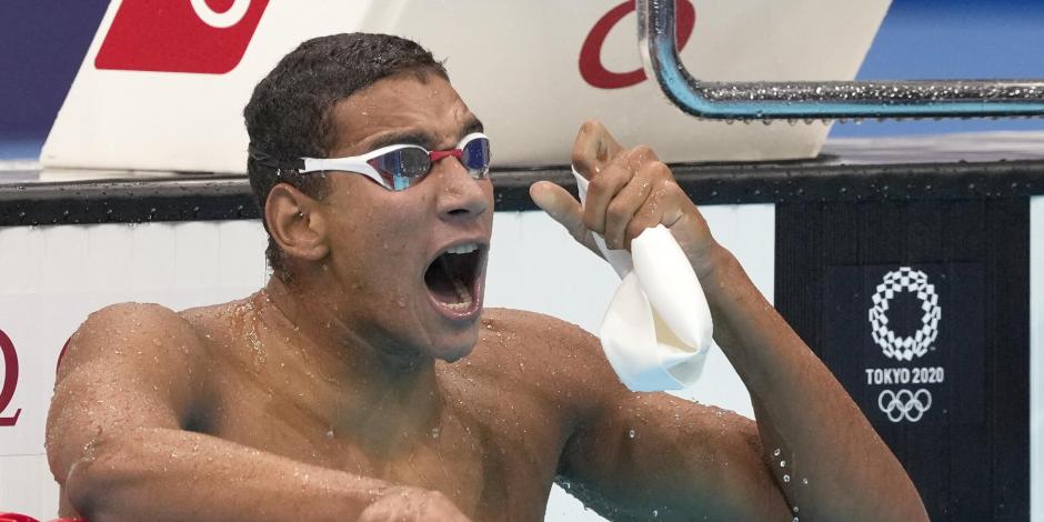 El nadador de Tunez se convirtió en la primera sorpresa de los Juegos Olímpicos de Tokio 2020