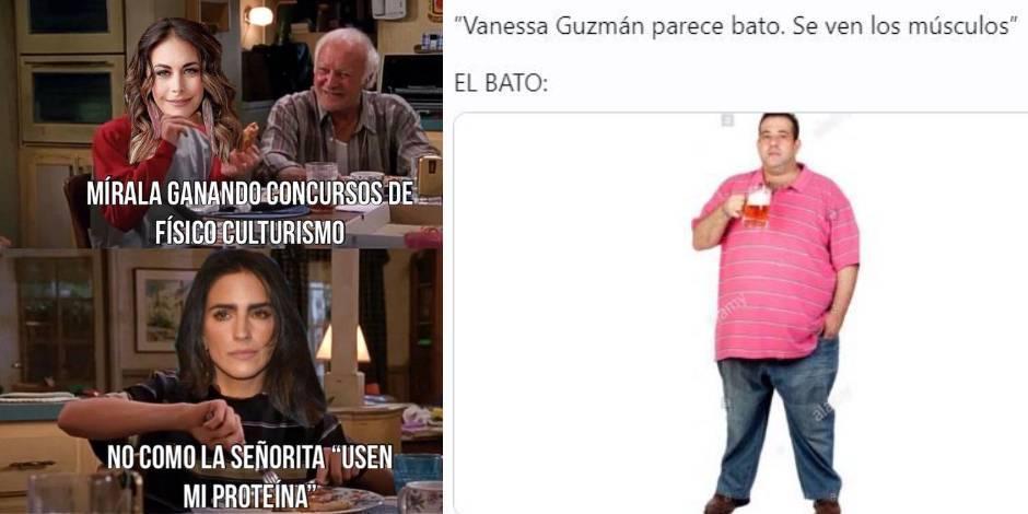 Memes de Vanessa Guzmán y su impactante musculatura