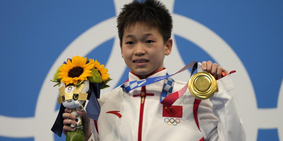 Quan Hongchan en los Juegos Olímpicos de Tokio 2020