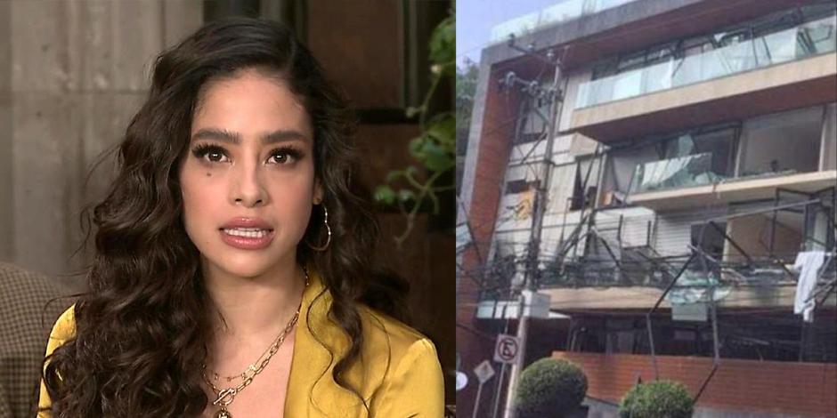 Fátima Molina afirma que no usó influencias para sacar sus cosas, tras explosión en edificio de avenida Coyoacán