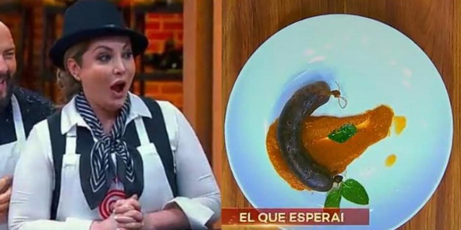 MasterChef Celebrity: Paty Navidad alburea al chef Herrera; se come el "chorizo negro"