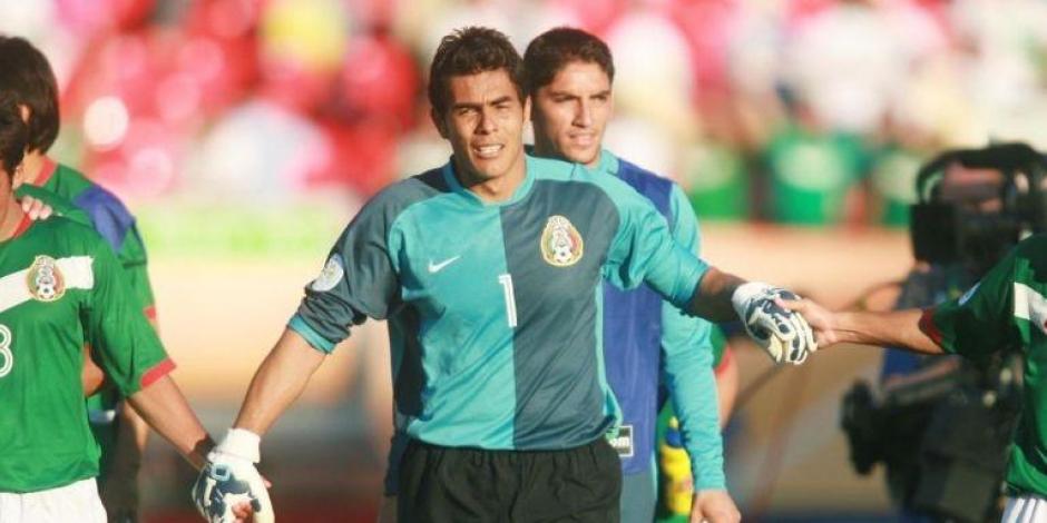 Oswaldo Sánchez, después de un partido de México en el Mundial de Alemania 2006.
