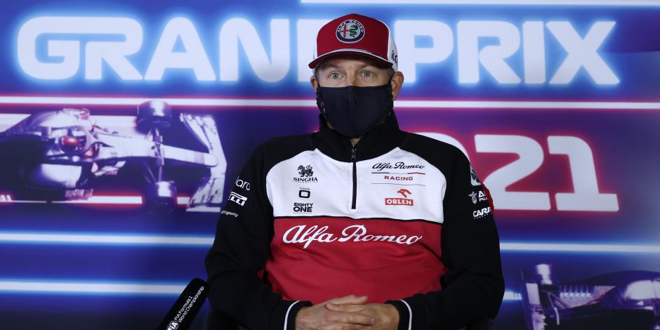 Kimi Raikkonen, piloto de Alfa Romeo, durante una conferencia de prensa previa al GP de los Países Bajos de F1 el pasado 2 de septiembre.