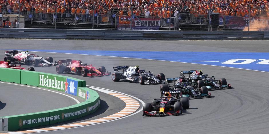 Una imagen de la carrera del Gran Premio de los Países Bajos de la F1