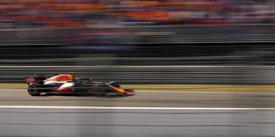 Checo Pérez en el Gran Premio de los Países Bajos de la F1