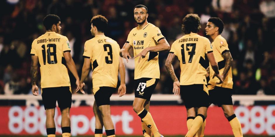 Jugadores del Wolverhampton festejan un gol contra el Nottingham Forest en la Capital One Cup el pasado 24 de agosto.