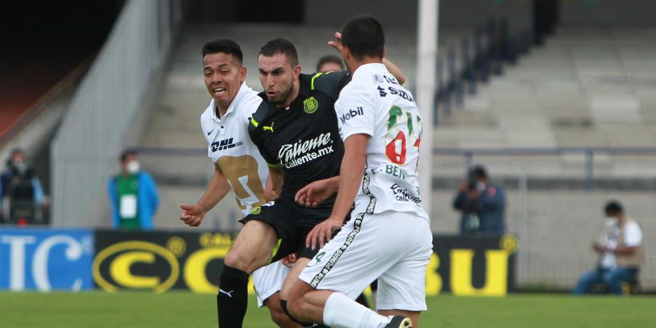 Pumas y Chivas empataron sin goles en la Jornada 8 de la Liga MX.