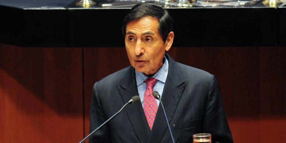 Rogelio Ramírez de la O, secretario de Hacienda y Crédito Público, compareció ante el Pleno del Senado de la República este lunes.