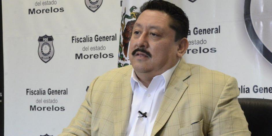 Uriel Carmona Gándara, titular de la Fiscalía General de Justicia del Estado de Morelos.
