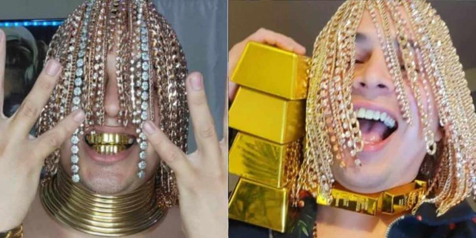 El rapero mexicano Dan Sur se implanta cadenas de oro en el cráneo