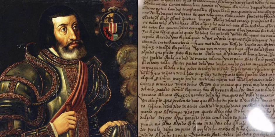 Carta de Cortés recuperada.