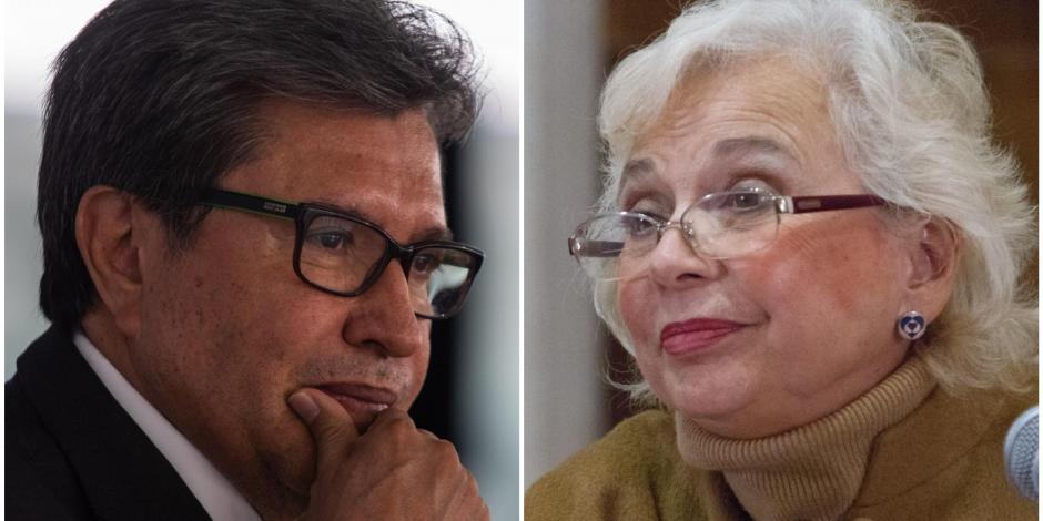Ricardo Monreal y Olga Sánchez Cordero manifestaron posiciones opuestas respecto a la conformación del nuevo grupo parlamentario