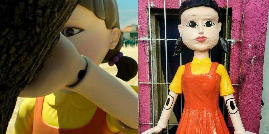 La muñeca de 'El juego del calamar' ya tiene su versión piñata