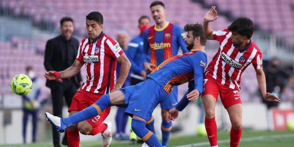 Atlético de Madrid y Barcelona igualaron 0-0 en su enfrentamiento más reciente, el pasado 8 de mayo.