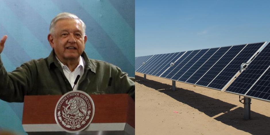 La iniciativa de AMLO instruye la creación de un parque fotovoltaico de gran magnitud en Sonora.