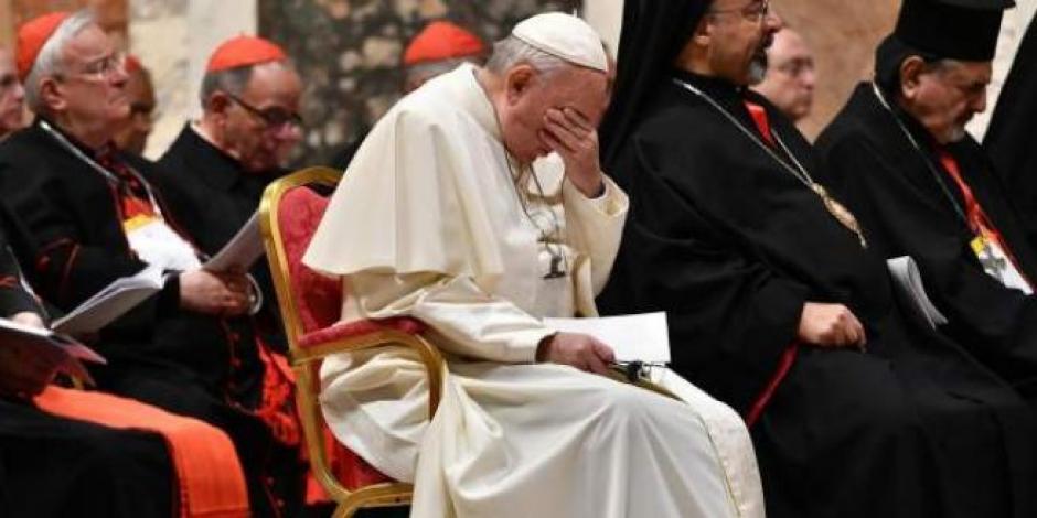 "Tengo un gran dolor en el corazón", dice Papa Francisco  ante conflicto entre Rusia y Ucrania.