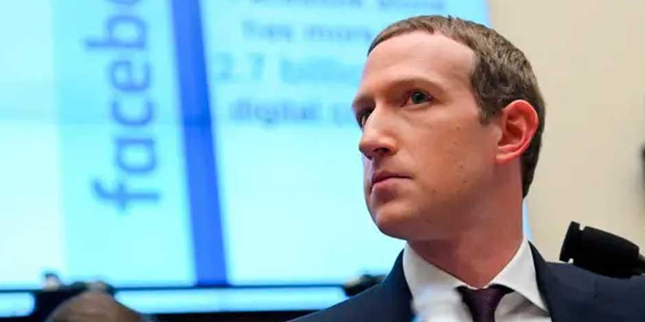 En la imagen, Mark Zuckerberg: Este lunes se registró la caída masiva de las redes sociales WhatsApp, Facebook e Instagram