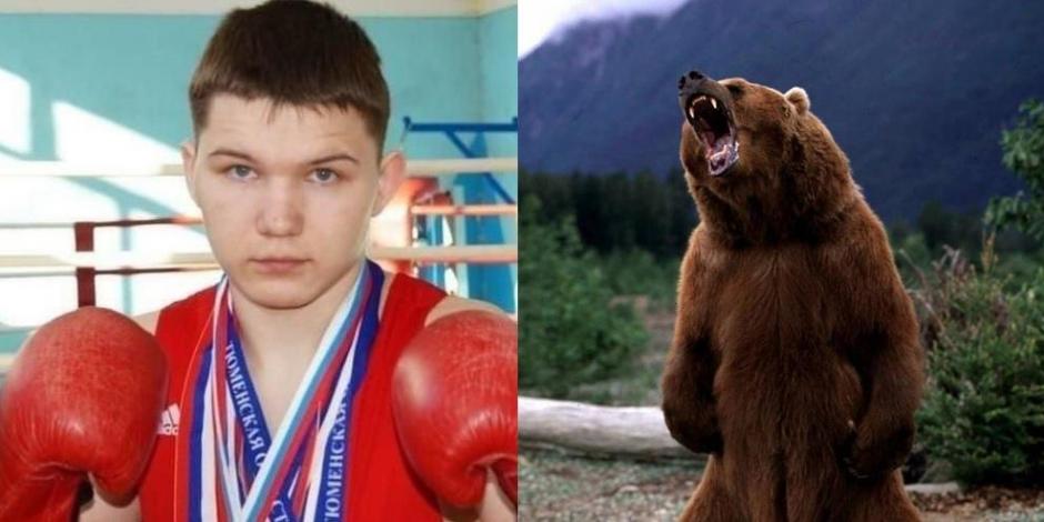 Boxeador pelea con oso para salvar a sus amigos