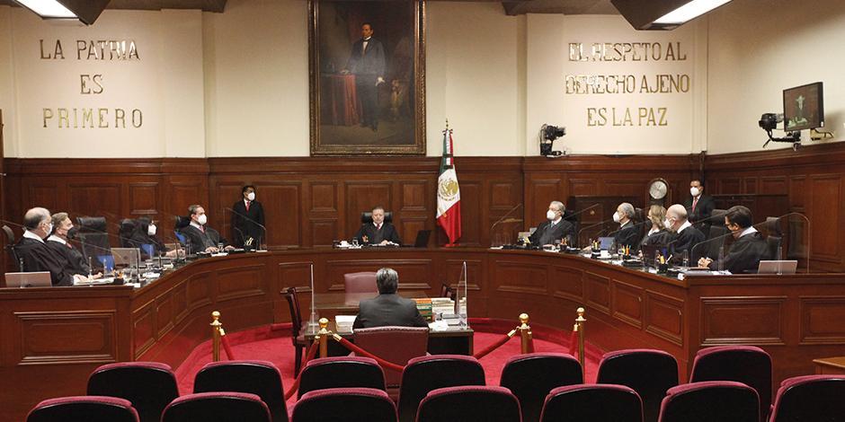 sesión del pleno del máximo tribunal del país, en agosto pasado.