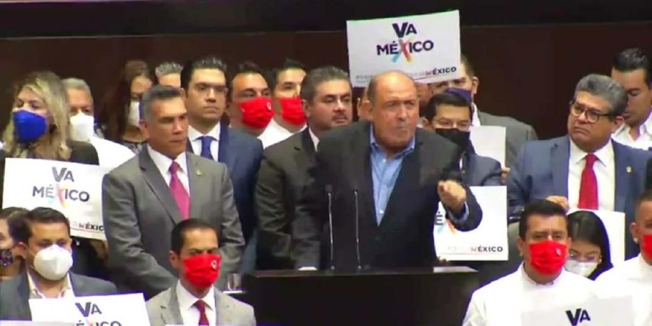 Rubén Moreira dijo que en el PRI y la coalición Va por México apuestan por romper el círculo pernicioso de la polarización del país, que empuja Morena..